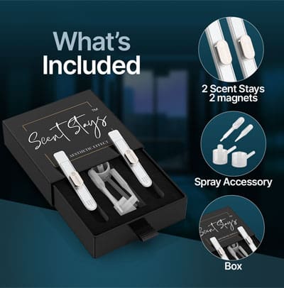 Scent Stays Boxed Set of Wearable Fragrance Device Whats Included